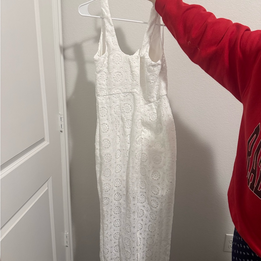 Selfie Leslie White Lace Dress - Picture 3 of 4